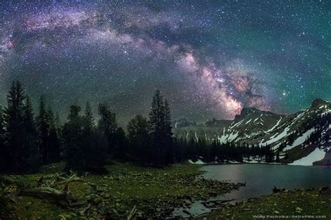 Milky Way Over Stella Lake Image Credit And Copyright Wally Pacholka