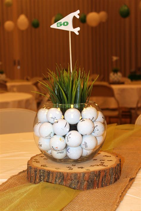 Golf Centerpieces Golf Party Decorations Decoration Table 80th