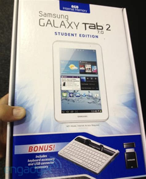 Fortunately samsung didn't give up and today we have the galaxy tab 2 7.0. Samsung Galaxy Tab 2 7.0 Student Edition with Keyboard ...