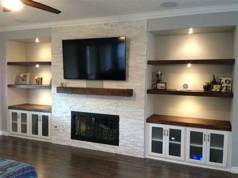 60 Brilliant Built In Shelves Design Ideas For Living Room Basement