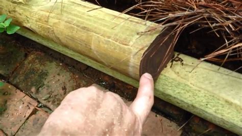 A retaining wall is used to prevent a hill from eroding or to create a flat surface for a garden or flower bed. Landscape Timbers - YouTube