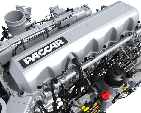 Paccar Mx 13 Powertrain Truck Engine 3d Model 199 Max 3dm 3ds