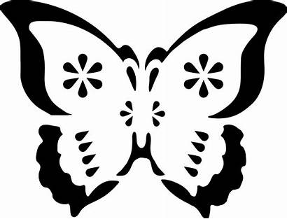 Butterfly Svg Stencil Clipart Arts Cricut Cut