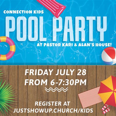 Pool Party At The Pastors Welcome To Connection Community Church