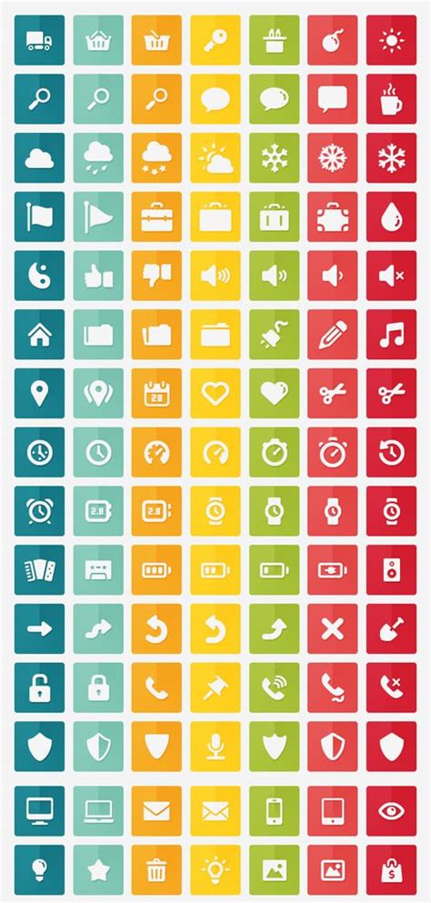 23 Best High Quality Free Flat Icon Sets Creatives Wall