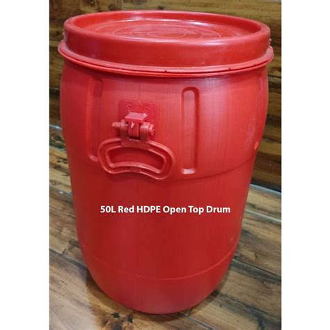 3 Feet Red Hdpe Open Top Drum 50 L At Rs 300drum In New Delhi Id