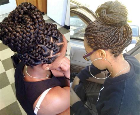 Box Braids Bun Hairstyles You Will Swear With Hairstyles