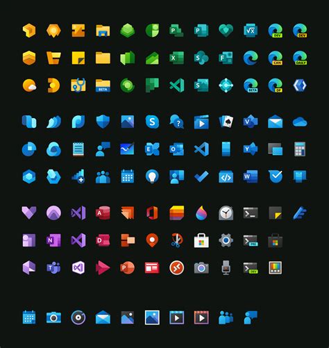 All The Microsofts Fluent Design Icons Rdesign