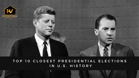 Top 10 Closest Presidential Elections In Us History Youtube