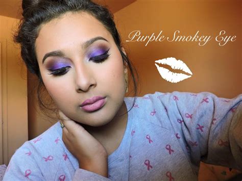 purple smokey eye makeup tutorial youtube