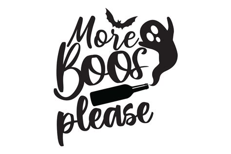 Halloween More Boos Please Svg Graphic By Wozart · Creative Fabrica