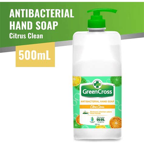 Green Cross Antibacterial Hand Soap Citrus Clean 500ml Shop