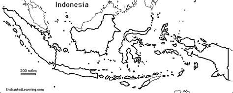 Outline Map Research Activity #3 - Indonesia