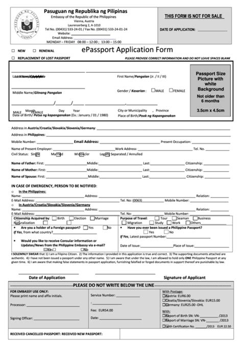 Pdf versions of our forms are available here for you to print. Passport Application Form printable pdf download