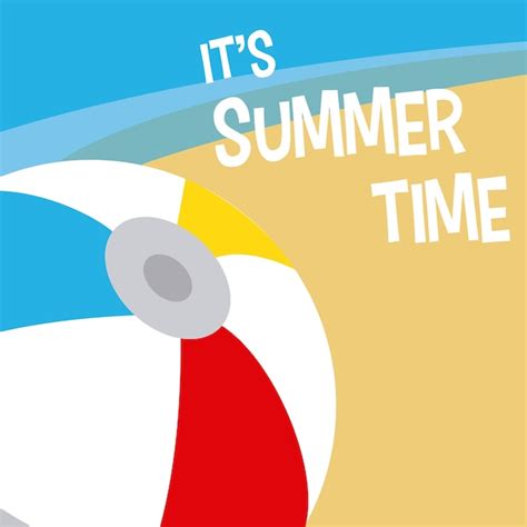 Premium Vector Its Summer Time Design Vector Illustration Graphic Design