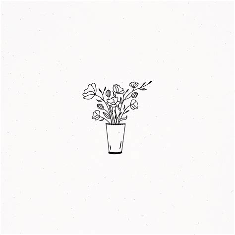 Minimalist Flowers Drawing Wallpapers Wallpaper Cave