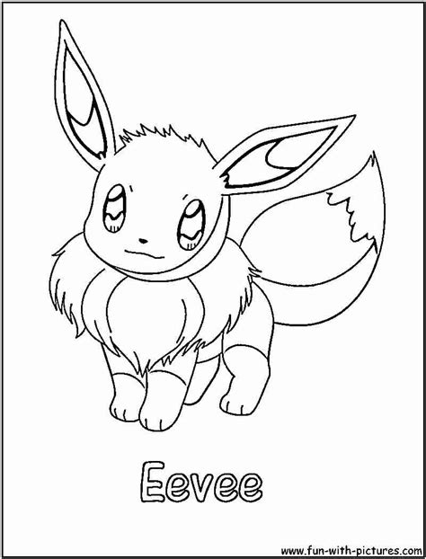 Eeveelutions Coloring Pages At Getdrawings Free Download
