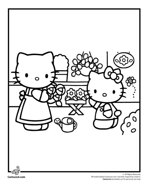 Coloring Pages Of Gardens - Coloring Home