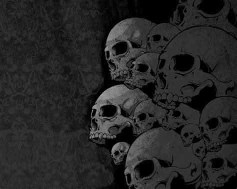 Black Skulls Wallpaper