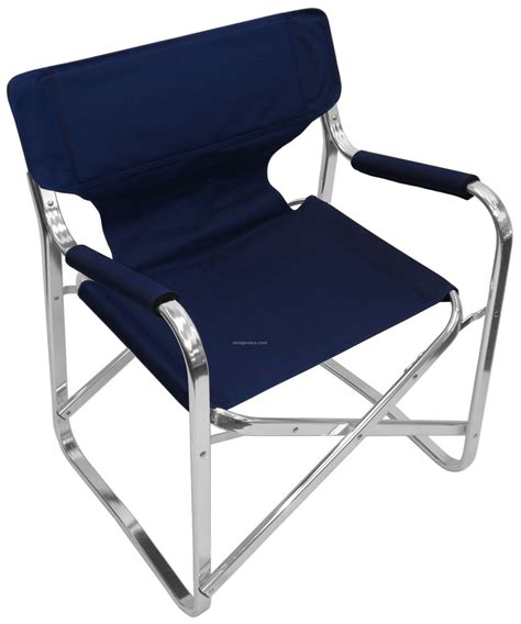 Camping And Hiking Aluminium Directors Folding Chair With Arms Director