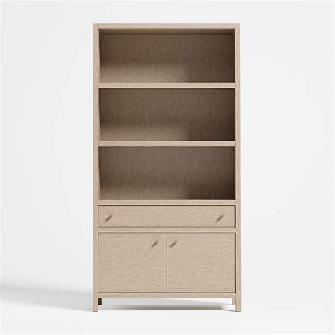 Keane Natural Closed Bookcase Crate And Barrel