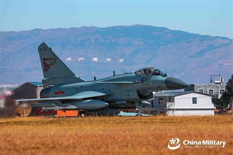 J 10 Fighter Jets Execute Routine Patrol Mission China Military