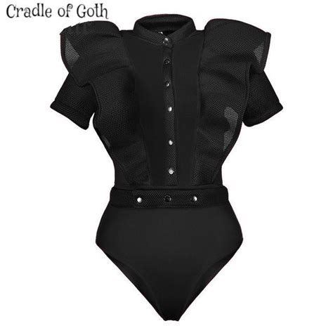 shop black firday cradle of goth lingerie victorian bodysuit at best price in
