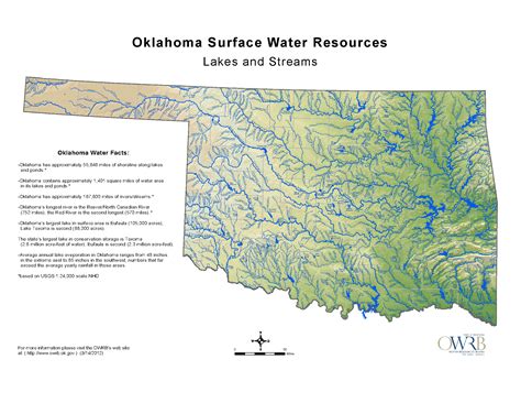 Oklahoma Map Of Lakes Interactive Map