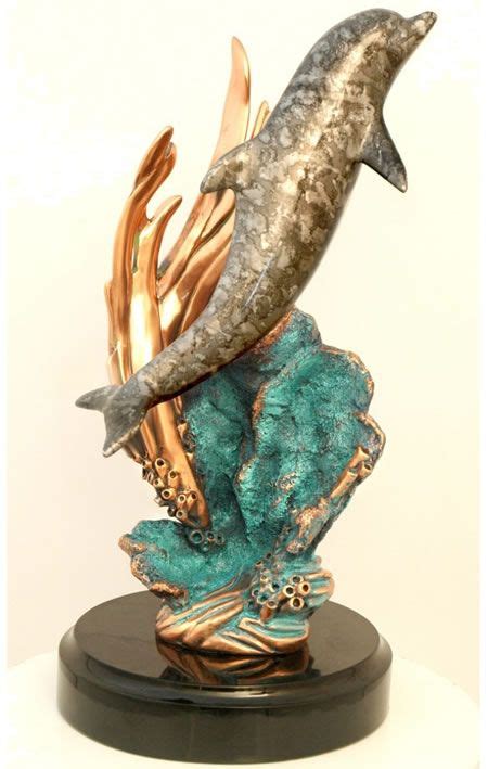 Splendor Dolphin Sculpture Statue By Donjo Shops