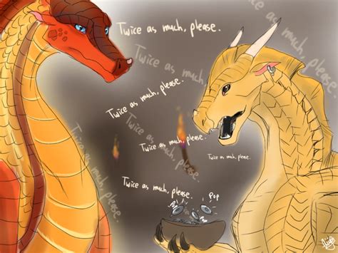 This Is A Scene From Wings Of Fire Darkness Of Dragons I Just Found It Hilarious For Some