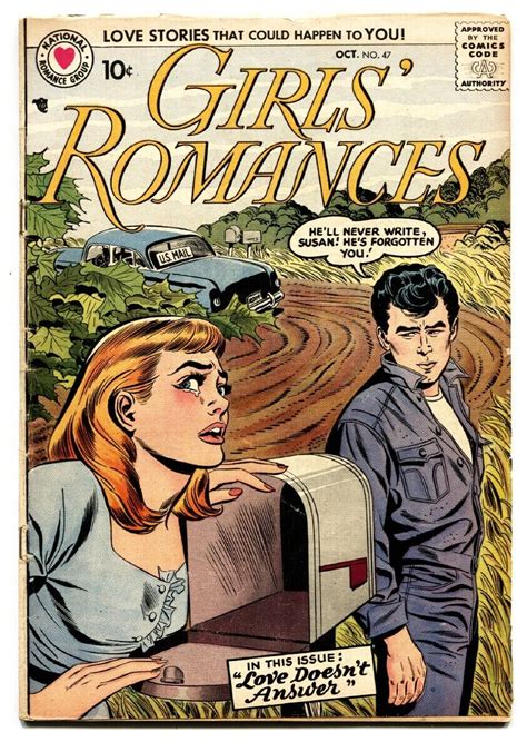 Girls Romances 47 1957 Dc Comics James Dean Cover Comic Book Comic