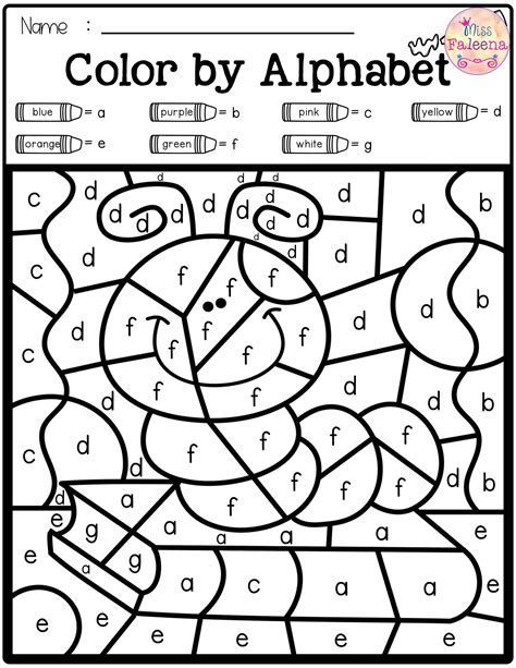 Back To School Color By Code Alphabet Alphabet Worksheets Preschool