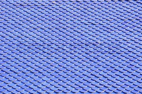 A Traditional Japanese Roof Made Of Blue Tile Stock Image Colourbox