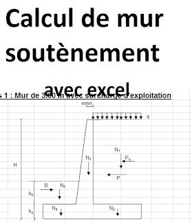 Calcul Des Armatures Avec Excel En Calcul Mur De Soutenement My Xxx