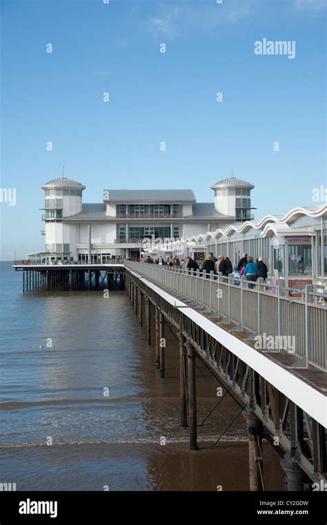 The Grand Pier At Weston Super Mare Somerset Seaside Resort England Uk