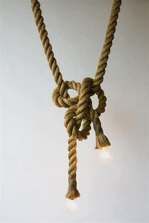 Twisted Rope Lighting Im A Fan Rope Pendant Light Rope Lights