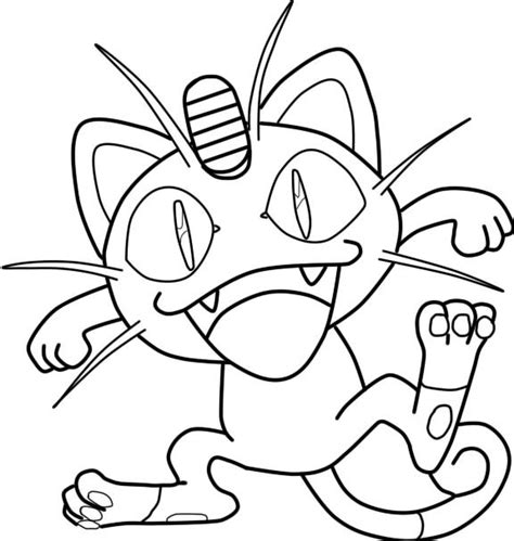 Download coloring pages pokemon mewth and use any clip art,coloring,png graphics in your website, document or presentation. Meowth vector by LaBanshee on DeviantArt