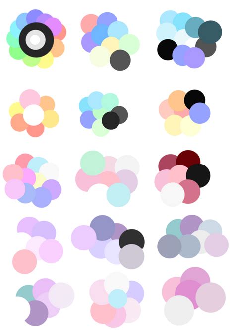 F2u Pastel Color Palettes 2 By Spookiigalaxii On Deviantart