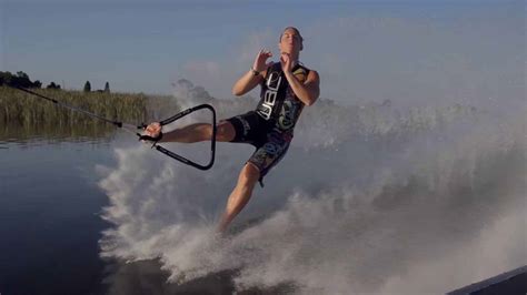 Woman Tries To Waterski Barefoot Gets Launched Into The Sky And Disappears