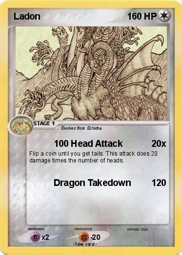Pokémon Ladon 2 2 100 Head Attack My Pokemon Card