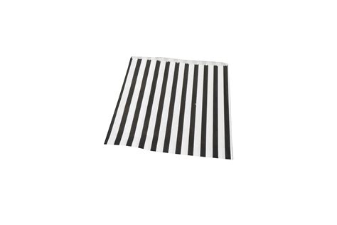 Black And White Stripe Paper Bags 5 X 7 1000pack Dpa Packaging
