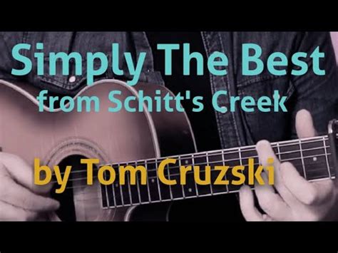 Simply The Best Schitt's Creek - YouTube