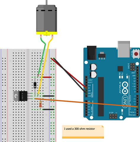 Running A Dc Motor From The Arduino Using The Creatron Economic Starter