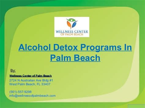 Alcohol Detox Programs In Palm Beach