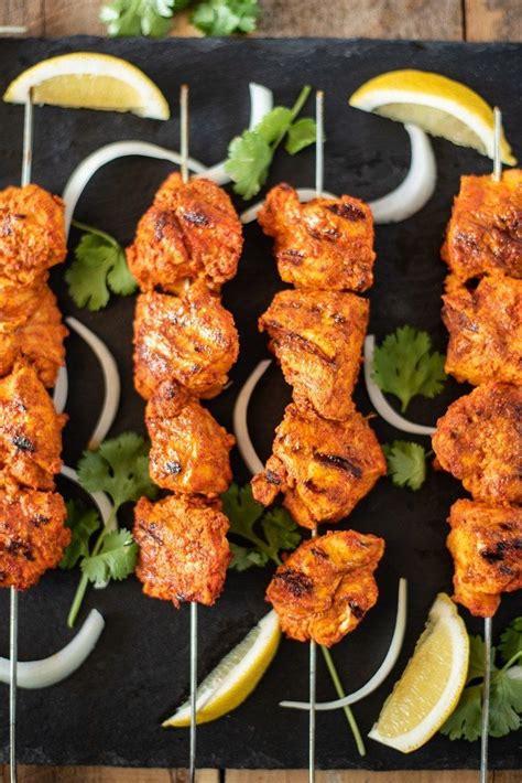 Grilled Tandoori Chicken Kebabs Bring Everyones Favorite Tandoori