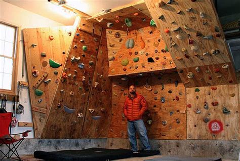 7 Most Extreme Garages Rock Climbing Wall Home Climbing Wall Diy