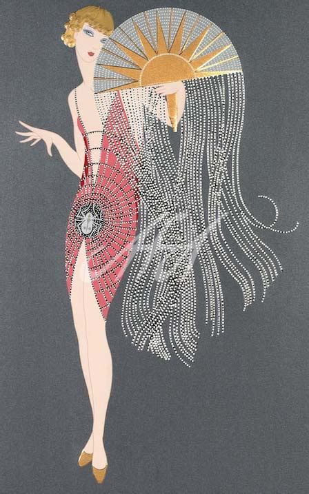 Erte Graphic Artwork — American Fine Art Inc Art Deco Illustration