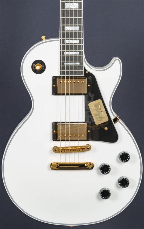 1989 Gibson Les Paul Custom Alpine White Vintage Electric Guitar W