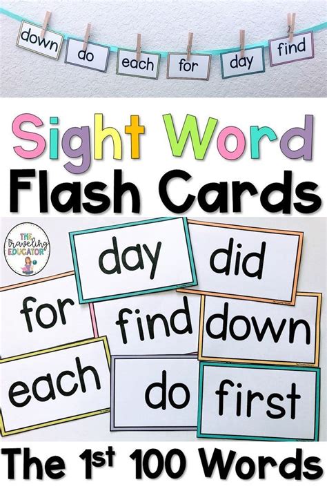 Work a little bit more later. Sight Word Flash Cards Kindergarten | Sight word flashcards, Sight words, Math flash cards