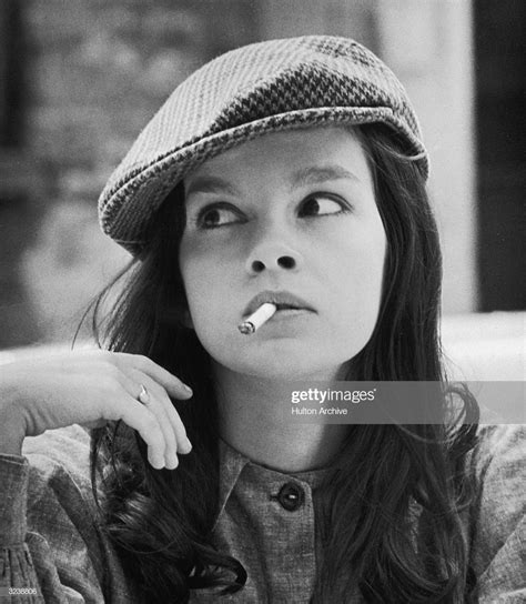 Headshot Of French Canadian Actor Genevieve Bujold Wearing A Geneviève Bujold Smoking